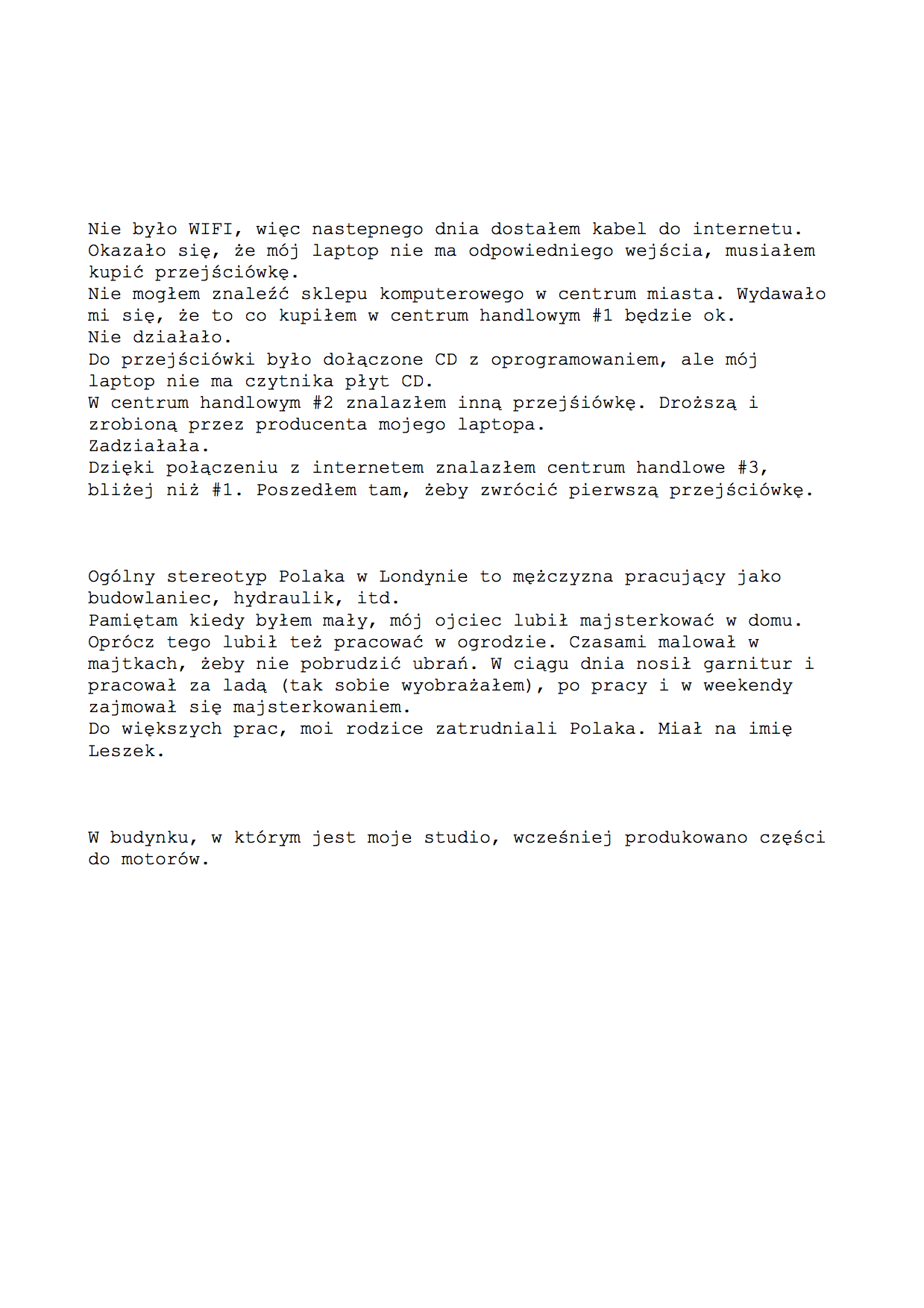 ladder dance text polish